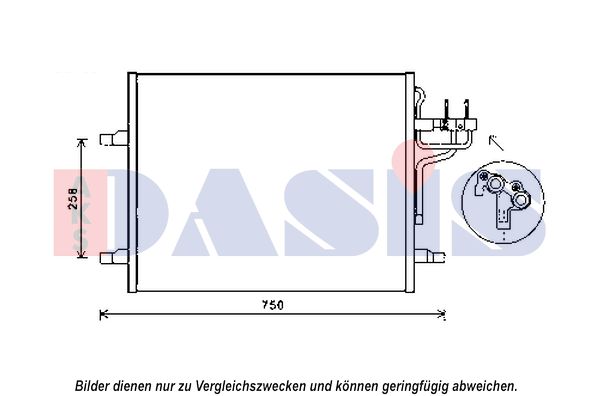 AKS DASIS Lauhdutin, ilmastointilaite 092054N